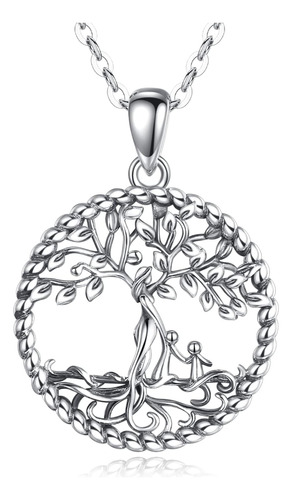 Vito Collar De Árbol De La Vida De Plata De Ley 925 Para Muj