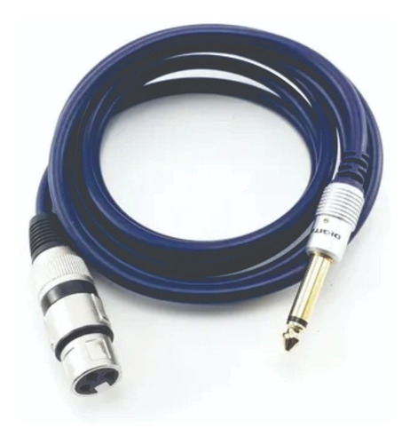 Cable  Xlr Canon Hembra A Jack 6.3 5 Metros