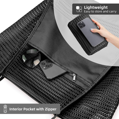 Bolsa De Malla De Malla De La Playa Kalidi, Bolso Casual Max