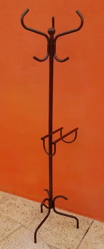 comprar Antiguo Perchero De Pie Estilo Thonet De Hierro Con Percha