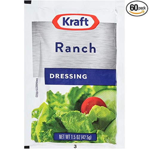 Kraft Ranch Paquetes Aliño Para Ensalada, 1,5 Oz (solo Sirve
