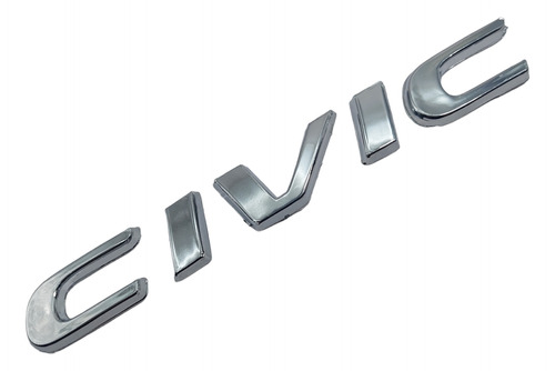 Emblema Honda Civic Letras Cromo Del 2017 Al 2021 