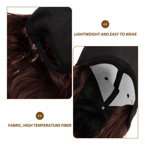 Gorro De Peluca Para Mujeres Con Pelo Pequeño Y Rizado