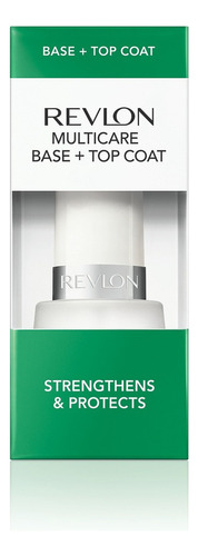 Esmalte De Uñas Revlon Nail Enamel Top Coat Color 205 Multi-Care 2-In-1 Base + Top Coat