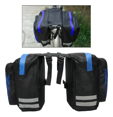 . Doble Pannier Resistente Al Agua Bolsas Laterales Grandes