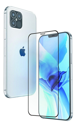 Imagen 2 de 8 de Vidrio Templado Curvo Full Glue Cover iPhone 12 Y 12 Pro