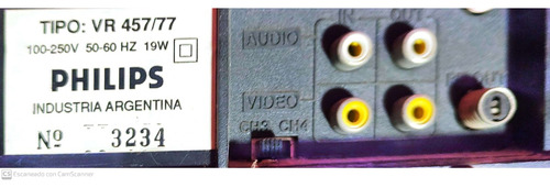 Videocassetera Philips Vr 457-77 Grabador (Usado)