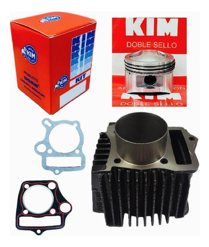 Kit Cilindro 110cc Ø52.40 Y Piston Alta Compresión Tapa 110