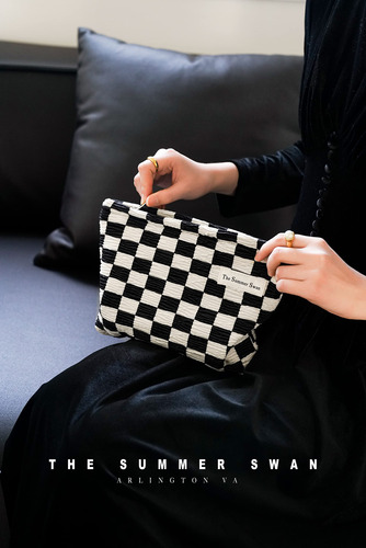 El Cisne De Verano | Bolsa De Maquillaje Estética Grande |