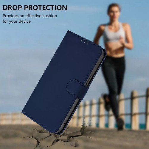 Funda De Piel Tipo Cartera Qukitel C3 Para Teléfono