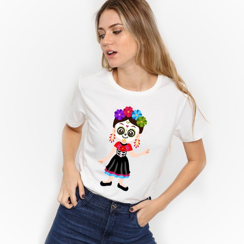 Imagen 2 de 6 de Remera Coco Película Disney Mujer Niños Hombre Modal Premium