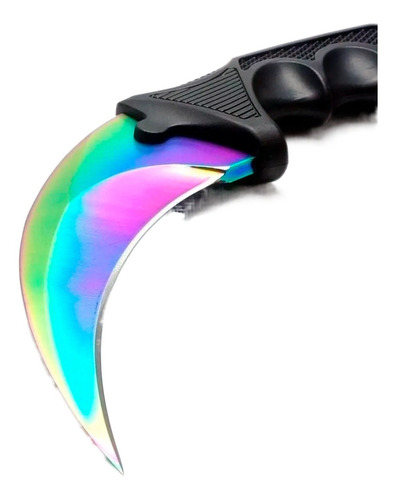 Kerambit Táctico Tornasolado Cs Counter Strike Fund Cuchillo