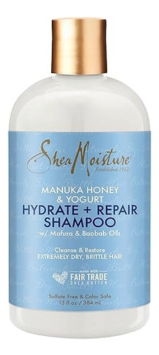 Shampoo Sheamoisture Hidrata Y Repara Cabello Dañado Karite