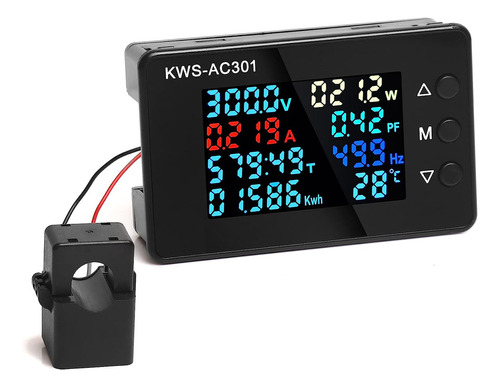 Medidores Multifunción De Ca 50-300v 100a Con Transformador 