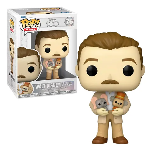 Funko Pop Walt Disney Dumbo E Timothy #76 Pop! Disney 100th
