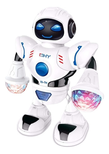 Robot Electrónico Juguete Niños Baile Musica Navidad Color Negro Personaje Humano