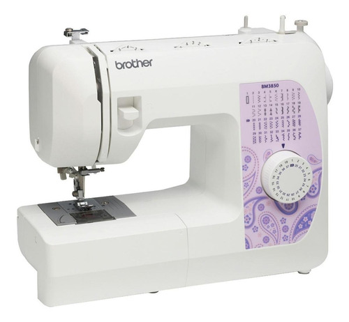 Máquina de coser recta Brother BM3850 portable blanca 220V