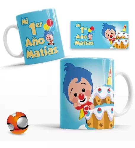 12 Tazas Personalizadas Fiesta Infantil Mickey Mouse 1 año
