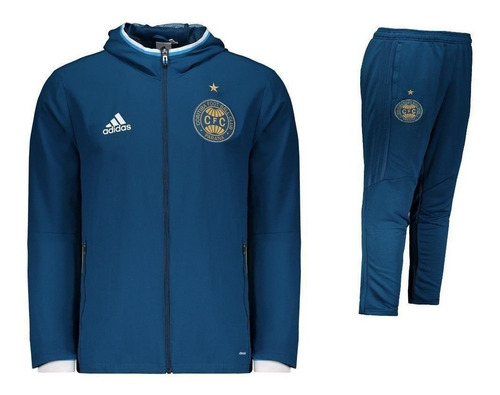 jaqueta de chuva adidas coritiba azul