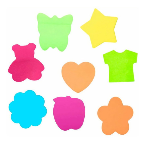 12 Block Nota Adhesiva Post It 5 Colores 7x7cm C/100h C/u