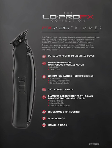 Babylisspro Trimmer Loprofx Fx726 Máquina Barba Y Pelo