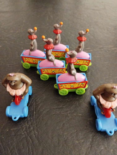 Muñecos Kínder Colección Madagascar Iii Usados. Lote De 13. (Usado)