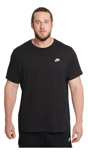 Polera Nike Sportswear Club Hombre Negro