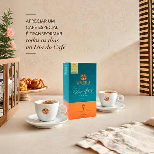Café Orfeu Especial Notas Mel Açucar Mascavo 250g Pó Moído