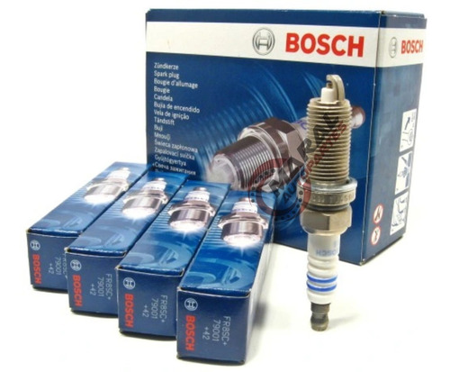 Kit 4 Bujias Bosch Nissan X-trail 2.5 