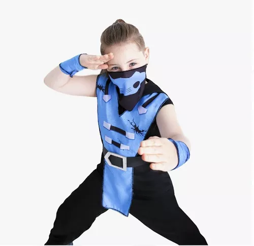 Fantasia Raiden Mortal Kombat Masculina Adulto Cosplay