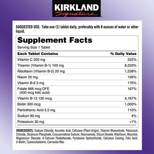 Imagen 2 de 2 de Super B-complex,complejo B,+ Vitamina C, 500 Tabletas