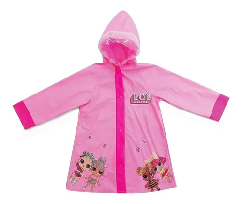 Piloto Infantil Para Lluvia Lol Licencia  100% Orig Mexma