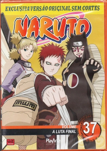 Naruto Vol.37 - Dvd - Junko Takeuchi - Maile Flanagan