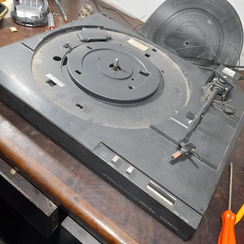 Carcaça Toca Disco Philco Hitachi Ptt 60 Ótimo Estado