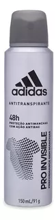 Atacado C/4 Antitranspirante adidas Pro Invisible Men 150ml