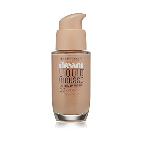 Maybelline New York Sueño Base Líquida Mousse, Clásico Marfi