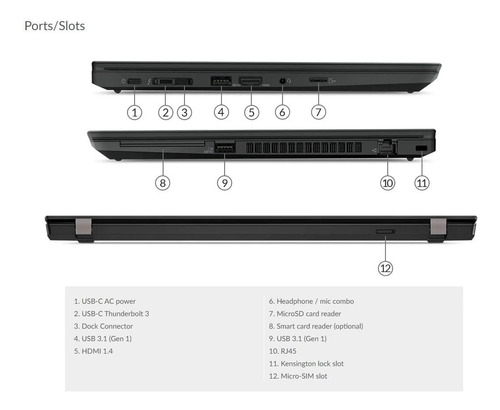 Thinkpad Lenovo T490 Intel Core I5 8ª 16gb Ram 256gb Ssd Fhd (Reacondicionado)