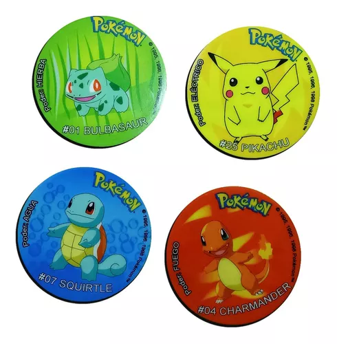 Posavasos De Tazos Pokemon - Pack De 4