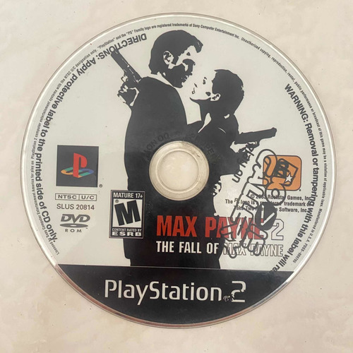 Max Payne 2 Juego Para Tu Ps2 Solo Disco Playstation 2