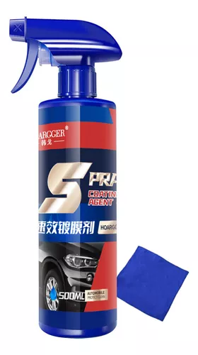 Fast-acting Coating Spray,Liquid Ceramic Spray Coating Top Coat  Quick-Coating Auto Spray Wax 500ML 