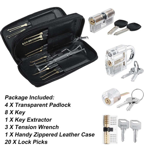 Kit De Bloqueo De Regalo Visible Transparente Para Entrenami