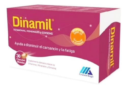 Dinamil X 30 Càpsulas (similar Pharmaton Y Dayamineral)