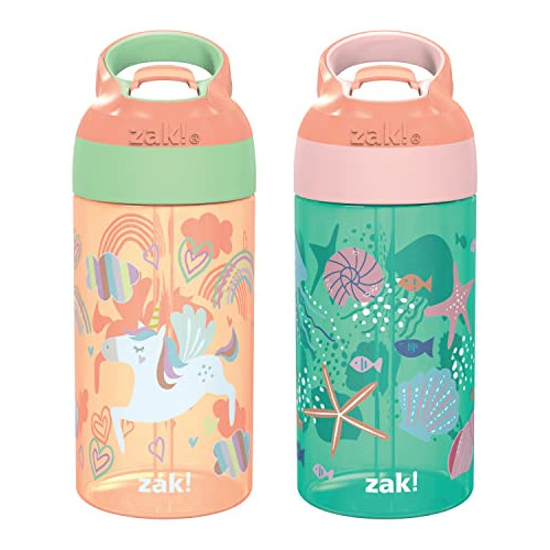 Zak Designs 17.5 Oz Riverside Bluey Kids Water Bottle Gdqwn