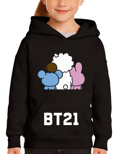 Sudadera Bts Bt21 Para Niña