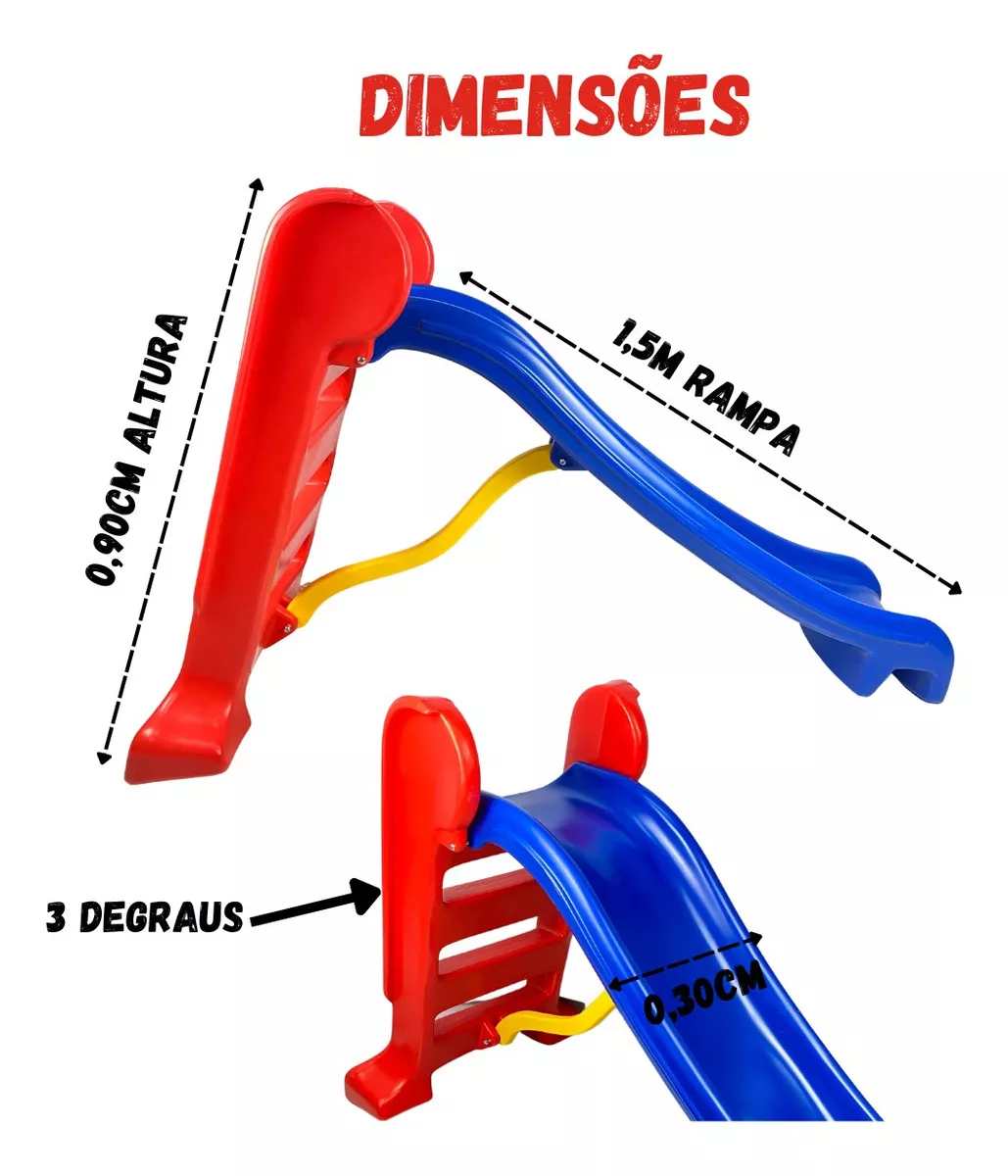 Terceira imagem para pesquisa de parquinho infantil plastico