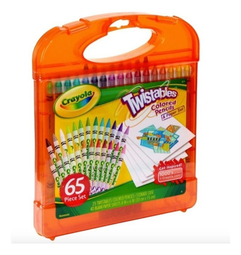 Set De Dibujo Crayola Maleta 25 Colores + 40 Hojas 20x15