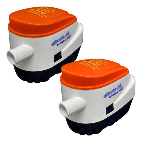 Kit Com 2 Bombas De Porão C/ Automático 750gph 12v