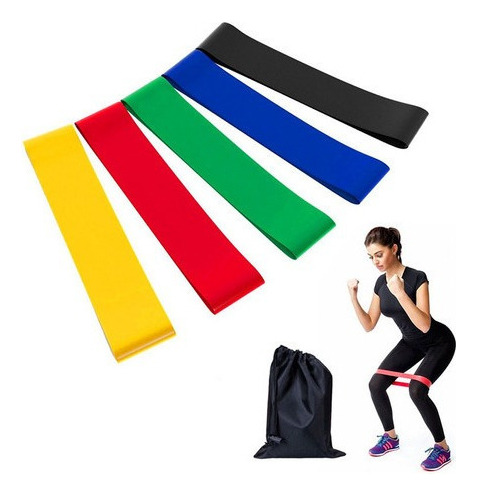 Juego De 5 Bandas De Goma Para Hacer Ejercicio. Yo