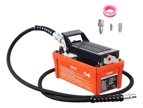 Bomba Hidráulica Pneumática Vevor 10.000 Psi 1,9 L Com Tubo
