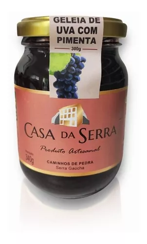 Geleia De Uva Com Pimenta - Casa Da Serra - 300g